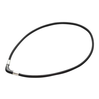 phiten(ファイテン) RAKUWA 磁気チタンネックレス Vタイプ ブラック 45cm