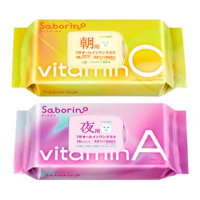 サボリーノ 朝用マスク 目ざまシート ビタットC