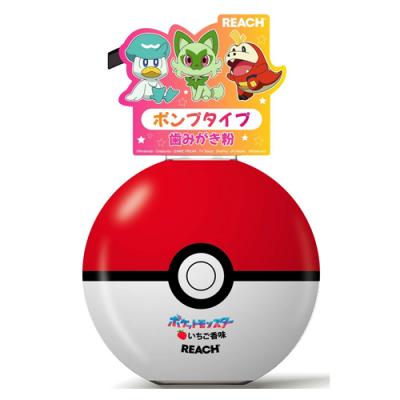 REACH リーチキッズポンプ ジェル歯みがき いちご香味 ポケットモンスター