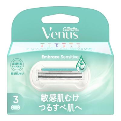 ジレット ヴィーナス エンブレイス 敏感肌用 つるすべ肌へ 替刃