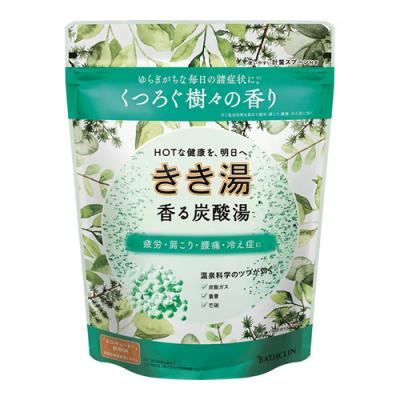 きき湯 香る炭酸湯 樹々の香り 薬用入浴剤