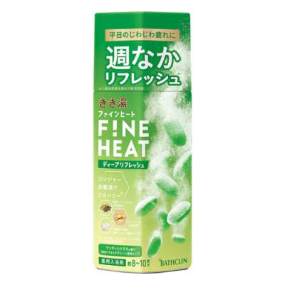 きき湯 ファインヒート ディープリフレッシュ 炭酸入浴剤