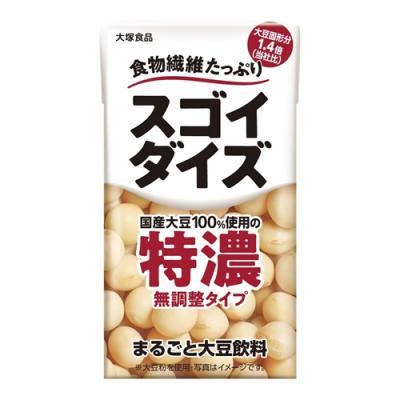 まるごと大豆飲料 スゴイダイズ 無調整タイプ特濃