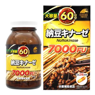ユニマットリケン 納豆キナーゼ 7000FU 大容量60日分