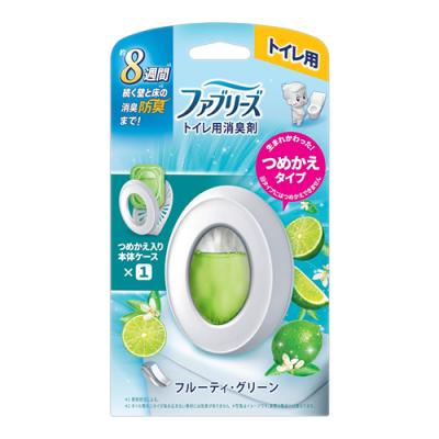 ファブリーズ トイレ用消臭剤 つめかえ入り本体ケース フルーティー・グリーン