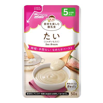 和光堂ベビーフード 素材を楽しむ離乳食 たい(じゃがいも入り)