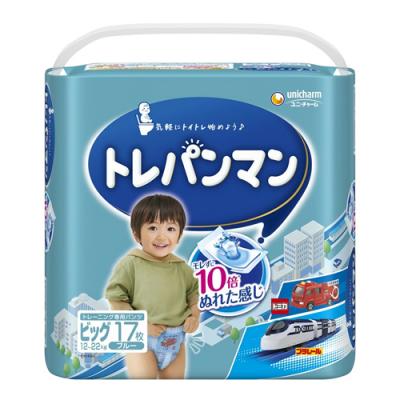 トレパンマン ブルー トイレトレーニング用オムツ 男の子用