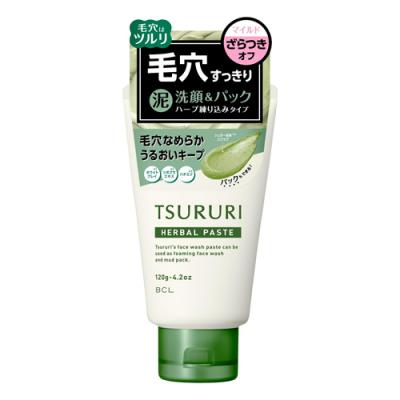 TSURURI ツルリ 洗顔ペーストハーバル 泥洗顔&パック