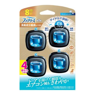 ファブリーズ クルマ イージークリップ 消臭成分最高レベル フレッシュシャボン