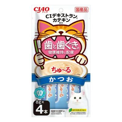 いなば 猫用 歯と歯ぐきの健康維持に配慮 CIAOちゅ～る(チャオちゅーる) かつお
