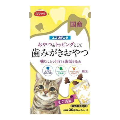 スマック 猫用 歯みがきおやつ エブリデンタ まぐろ味