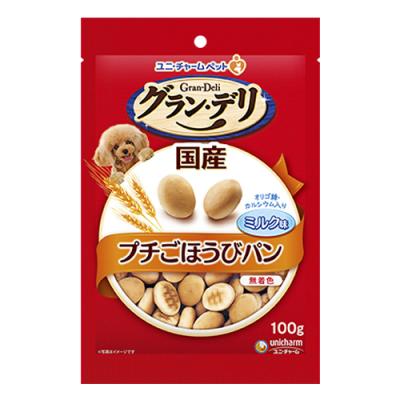 グラン・デリ 犬用おやつ プチごほうびパン ミルク味