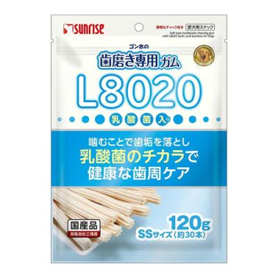 サンライズ 犬用 ゴン太の歯磨き専用ガム L8020乳酸菌入り SSサイズ