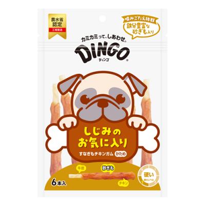 DINGO ディンゴ すなぎもチキンガム かため 小型～大型犬用