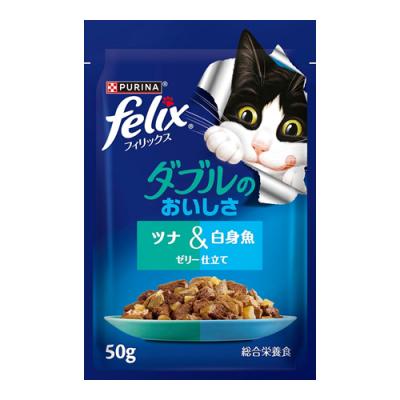 ピュリナ felix フィリックスパウチ ダブルのおいしさ ツナ&白身魚