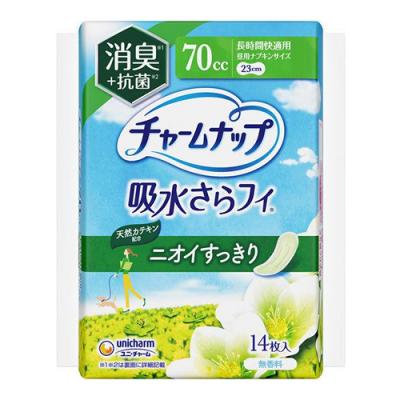 チャームナップ 吸水さらフィ 消臭+抗菌 70cc 長時間快適用 23cm