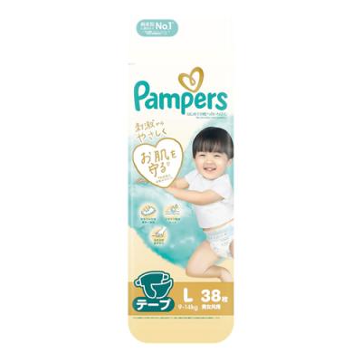 パンパース はじめての肌へのいちばん テープ Lサイズ