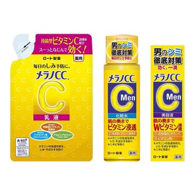 詰め替え用 120mL &Men 薬用しみ対策 美白化粧水 170mL&集中対策美容液 20mL