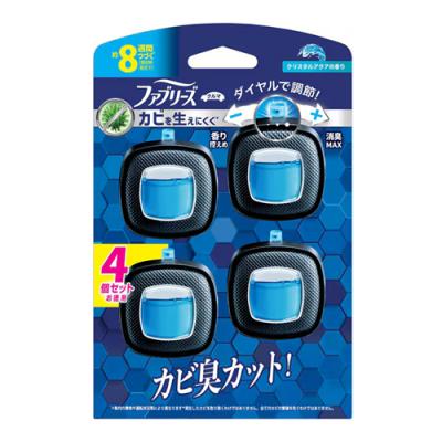 ファブリーズ クルマ イージークリップ カビを生えにく クリスタルアクア