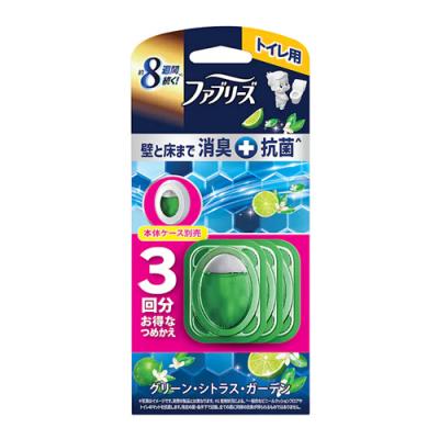 ファブリーズ トイレ用プレミアム消臭+抗菌 グリーンシトラスガーデン