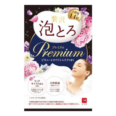 お湯物語 贅沢泡とろプレミアム入浴料 ピオニー&ホワイトムスクの香り