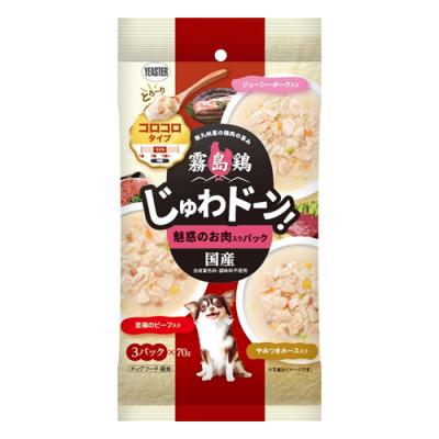 イースター 犬用 霧島鶏じゅわドーン! コロコロ 魅惑のお肉入りパック