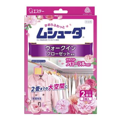 ムシューダ 1年間有効 ウォークインクローゼット専用 やわらかフローラルの香り