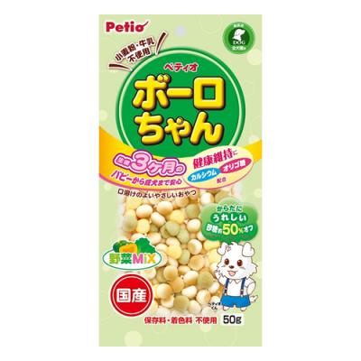 ペティオ 犬用おやつ 国産 体にうれしいボーロちゃん 野菜Mix ミックス 