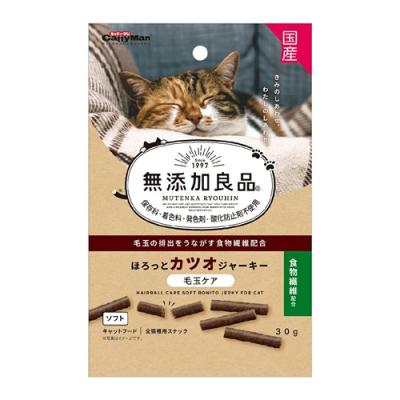 キャティーマン 猫用 無添加良品 ほろっとカツオジャーキー 毛玉ケア