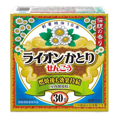 ライオンケミカル ライオンかとり線香 レギュラータイプ