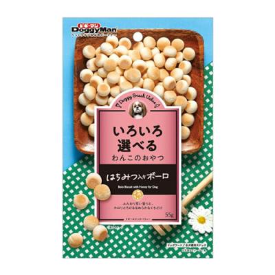 ドギーマン 犬用おやつ ドギースナックバリュー はちみつ入りボーロ