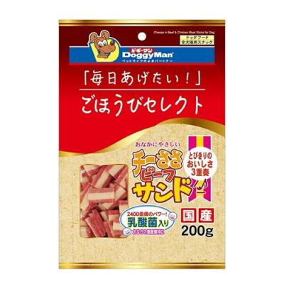 ドギーマン 犬用 ごほうびセレクト チーささビーフサンド