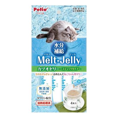 ペティオ 猫用 メルトジュレ 水分補給 カツオゼリー スティックタイプ 