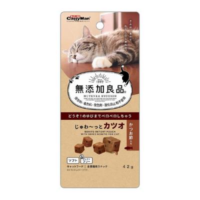 キャティーマン 猫用 無添加良品 じゅわ～っとカツオ かつお節入り