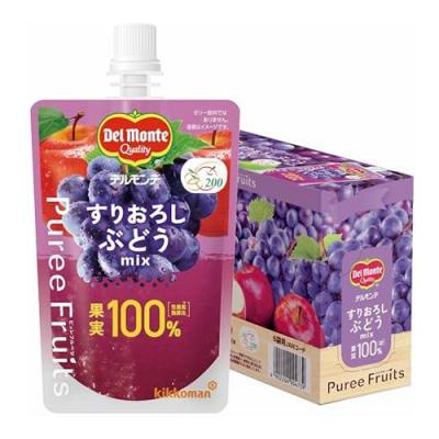 デルモンテ ピュレフルーツ すりおろしぶどうミックス