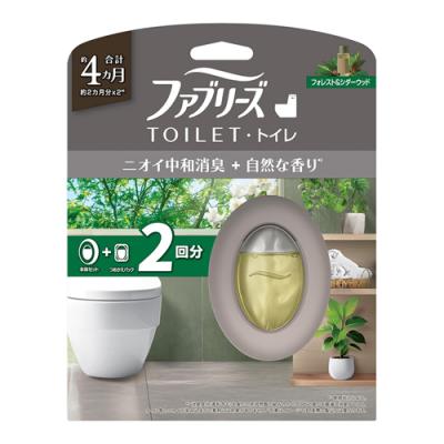 ファブリーズ トイレ用消臭・芳香剤 +自然の香り フォレスト&シダーウッド 