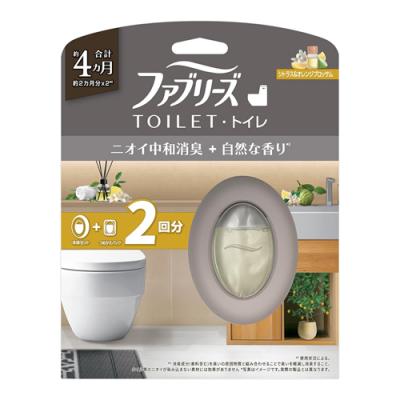 ファブリーズ トイレ用消臭剤+自然な香り シトラス&オレンジブロッサム 