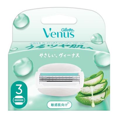 ジレット ヴィーナス うるツヤ肌 敏感肌むけ 替刃 