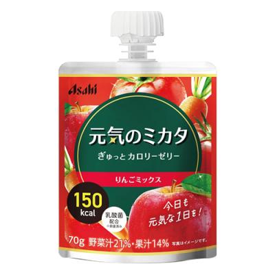 アサヒの介護食 元気のミカタ ぎゅっとカロリーゼリー りんごミックス