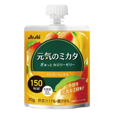 アサヒの介護食 元気のミカタ ぎゅっとカロリーゼリー マンゴーミックス