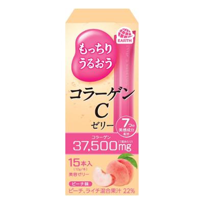 アース製薬 もっちりうるおうコラーゲンCゼリー ピーチ味