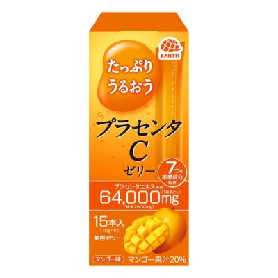 アース製薬 たっぷりうるおうプラセンタCゼリー マンゴー味