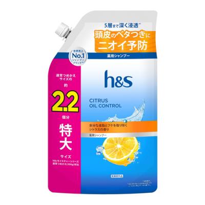 h&s シトラスオイルコントロール 薬用シャンプー 
