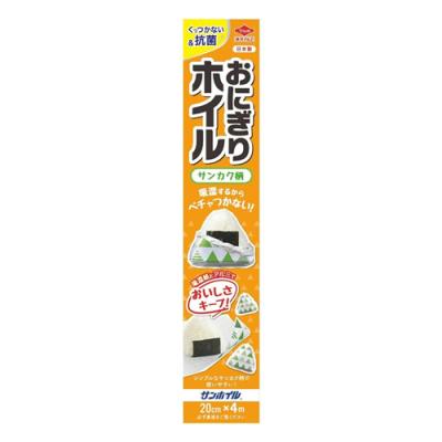 東洋アルミ 抗菌おにぎりホイル サンカク柄 