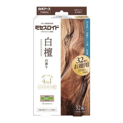 ミセスロイド 引き出し・衣装ケース用 白檀の香り 1年防虫