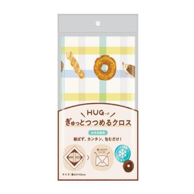 ボンスター HUG ぎゅっとつつめるクロス お弁当箱用 ドーナツ柄 