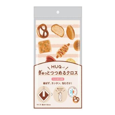 ボンスター HUG ぎゅっとつつめるクロス ペットボトル用 パン柄 