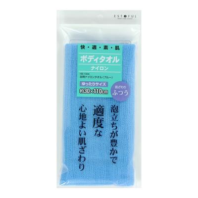 貝印 ESTFUL 浴用タオル ナイロン ふつう 