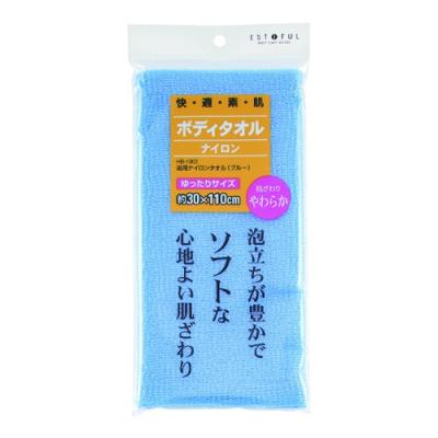 貝印 ESTFUL 浴用タオル ナイロン やわらかめ