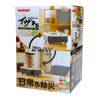 イワタニ カセットこんろ カセットフー こんろ&ストーブ イザまる 